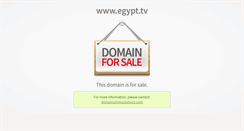Desktop Screenshot of egypt.tv